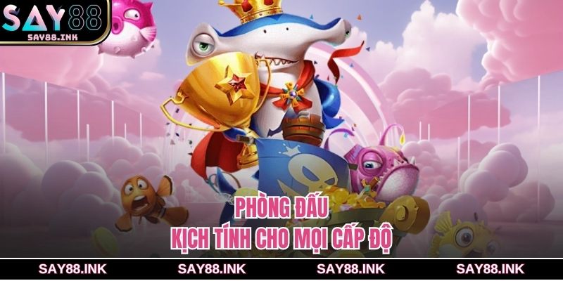 Phòng đấu kịch tính cho mọi cấp độ